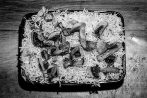 Veg Mushroom Biryani