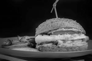 Omelette Burger