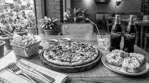 Veg BBQ Pizza Combo
