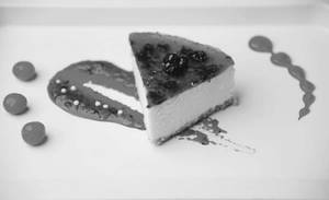 Blueberry Baked Cheesecake Pastry [Serves 1]