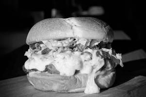 Cheese Aloo Tikki Burger