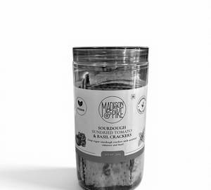 Sourdough Sun-Dried Tomato Crackers (230 Gm) ( Vegan)