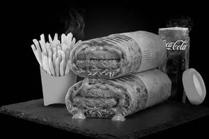 Chiptole Cruncy Chicken Roll + Fries + Coke