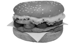 American Cheese Chicken Burger