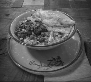 Carbonara beef spicy ramen [buldak]