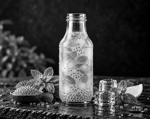 Basil Seeds Lemonade