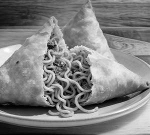 Noodle-Sweet Corn  Samosa