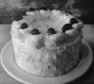 White Forest Cake