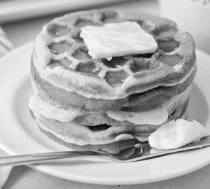 Honey butter vanilla waffle