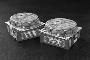 Smoky Chipotle Veg Paratha Burger Duo