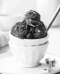 Whey protien chocolate gelato