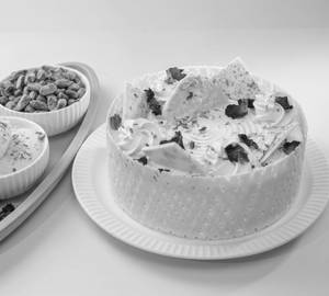 Pista Rasmalai Cake (Small)