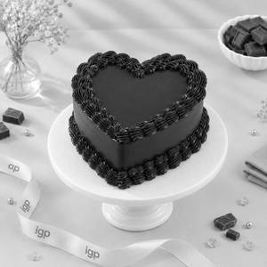 Decadent Heart Chocolate Truffle Bento Cake (300 g)