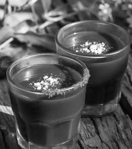 Jamun sorbet shake