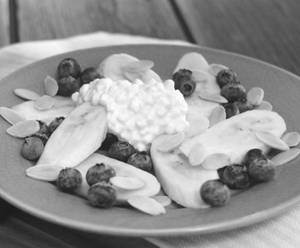 Blueberry banana sundae mini (110  gram)