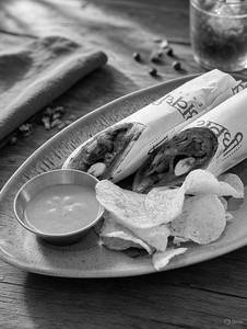 Mushroom Kathi Roll