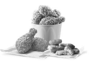 12 Pc Chicken Bucket