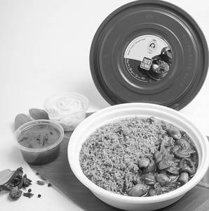 Donne Mushroom Sukka Biryani XL