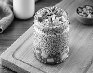 Fruit N Nut Chia Seed Pudding [Protein -17g, Fiber-11.3g]