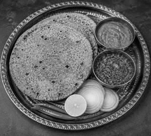 Bajra Roti With Nutrolix Chutney