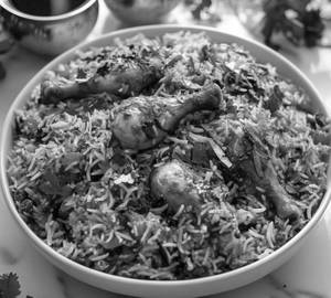 Chicken Biryani With Raita/Gravy
