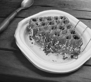 Choco Pistachio Waffle Sandwich