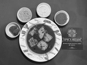 Paneer Chaman (red Kashmiri Paneer)
