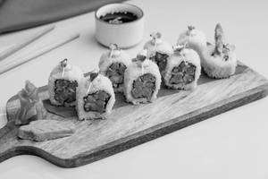 Asparagus Tempura Sushi