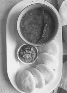 Idly Sambar [No Onion No Garlic ]