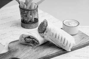 Falafel and Hummus Wrap