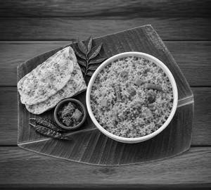 Sambar Rice With Egg Omelette