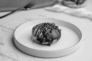 Chocolate filled Donut