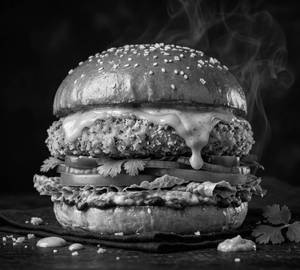 Crispy Veg Mexican Burger