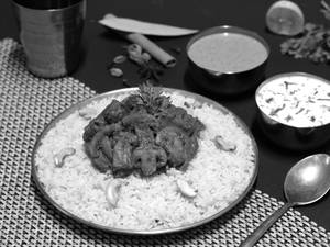 Mushroom Coastal Biryani