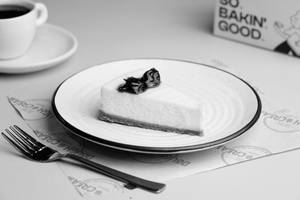 Baked New York Cheesecake Slice