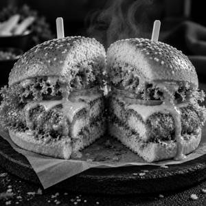 Makhni Chicken Burger