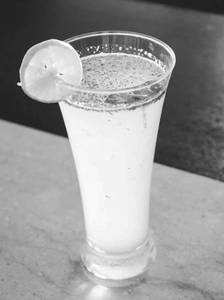 Lemon soda sweet & solt
