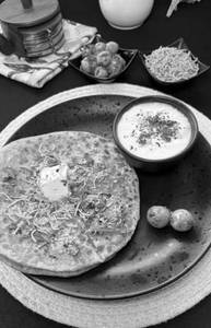 Bhujia Onion  Paratha