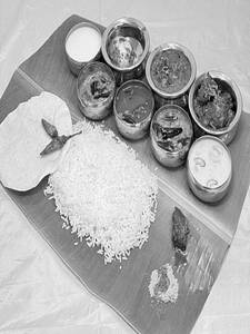 South Indian Non-veg Thali