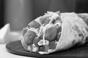 Cheesy Veg. Fusion Mayo Frankie