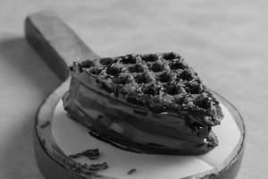 Dark choco waffle