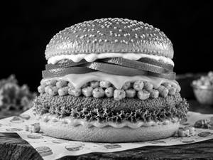 Cheesy Corn Burger