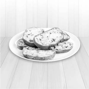 Tandoori chicken garlic bread
