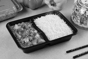 Chilli Paneer With Steam Rice