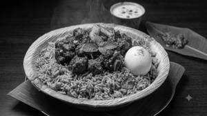 Donne Mutton Fry Biryani