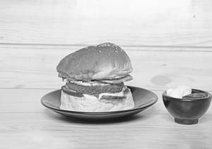 Spicy veg burger