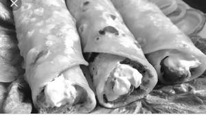 Double Egg Paneer Roll
