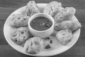 Corn cheese fried momos