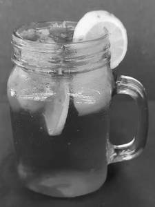 Blue curaco mojito