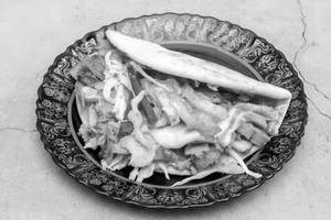 Grilled chicken shawarma